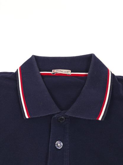 Moncler Polo Shirt Blue (Fits S)