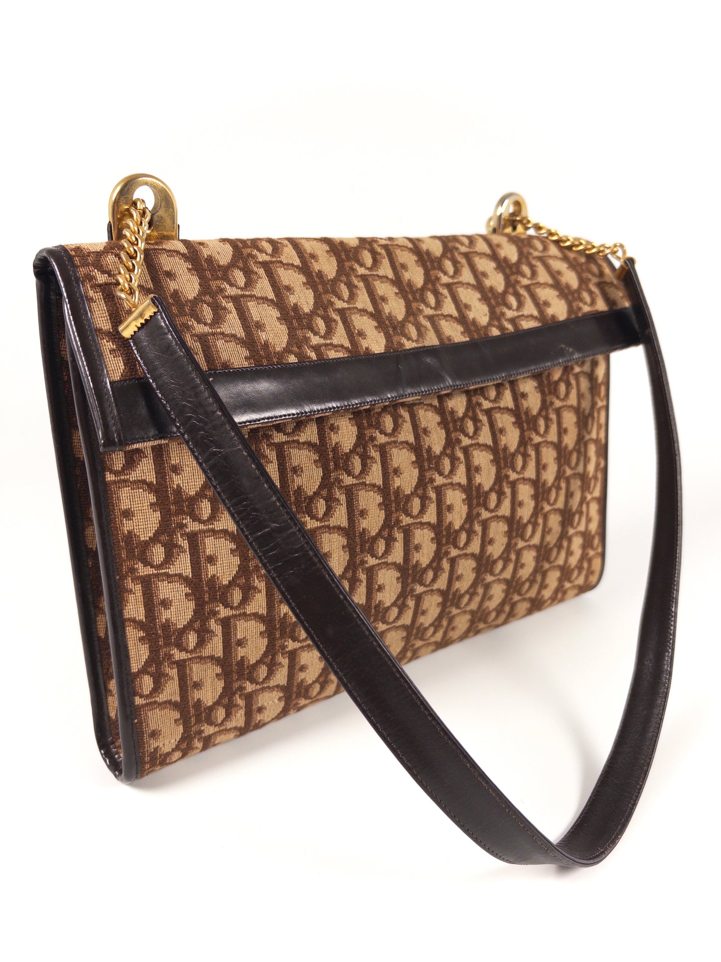 Christian Dior Trotter Canvas Shoulder Bag