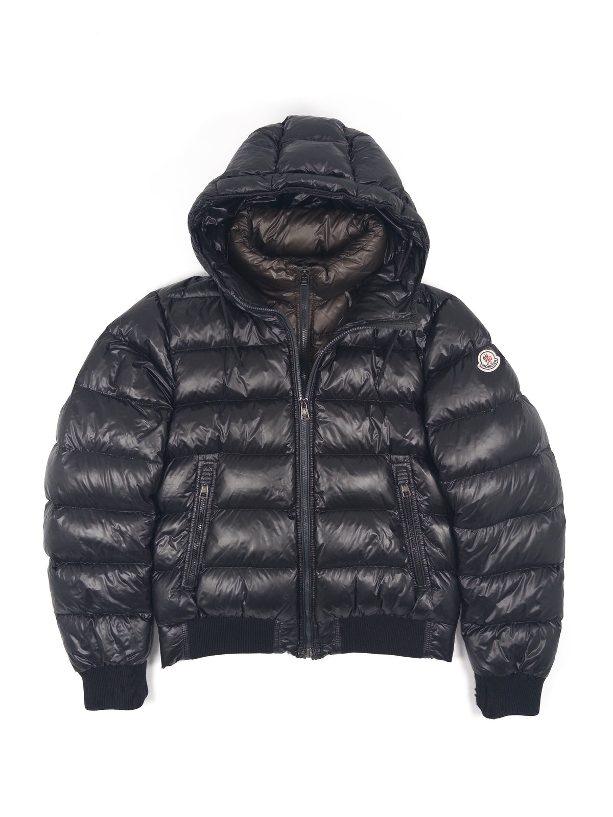Moncler Marque Down Jacket, Black, Size 2
