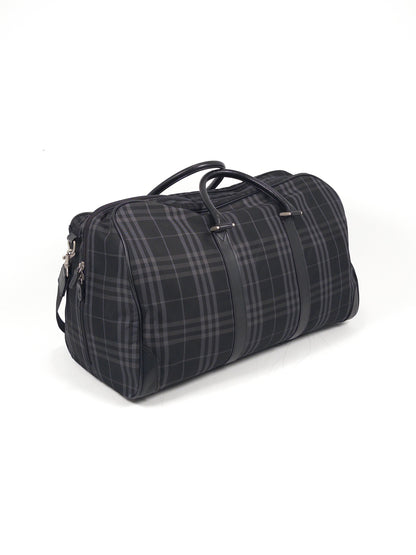 Burberry Check Boston Bag