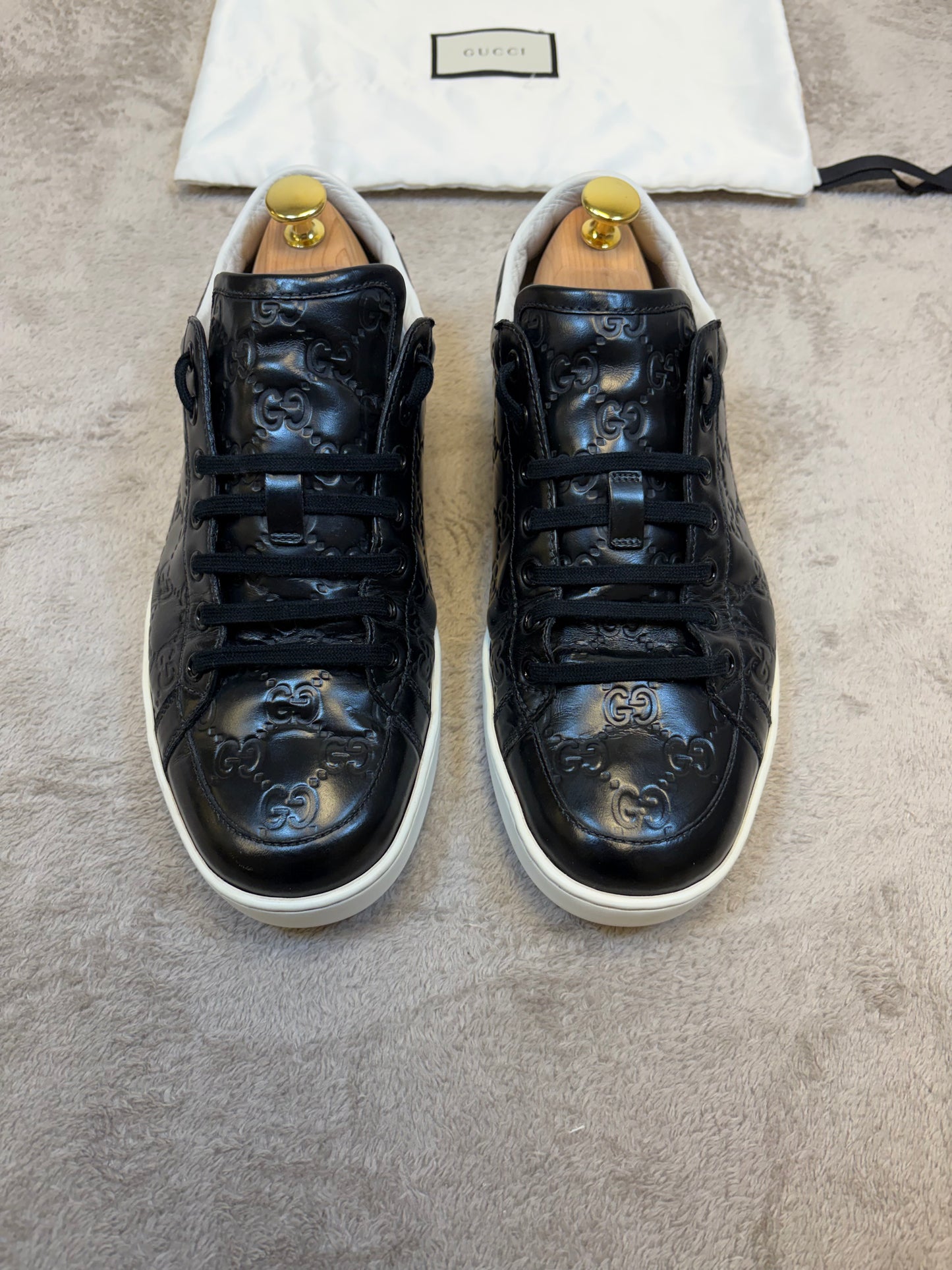 Gucci GG Brooklyn Leather Sneakers