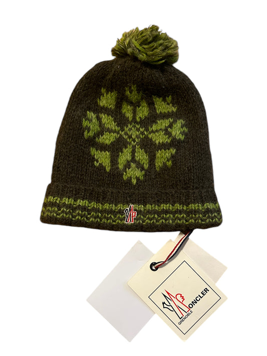 Moncler Grenoble Green Beanie