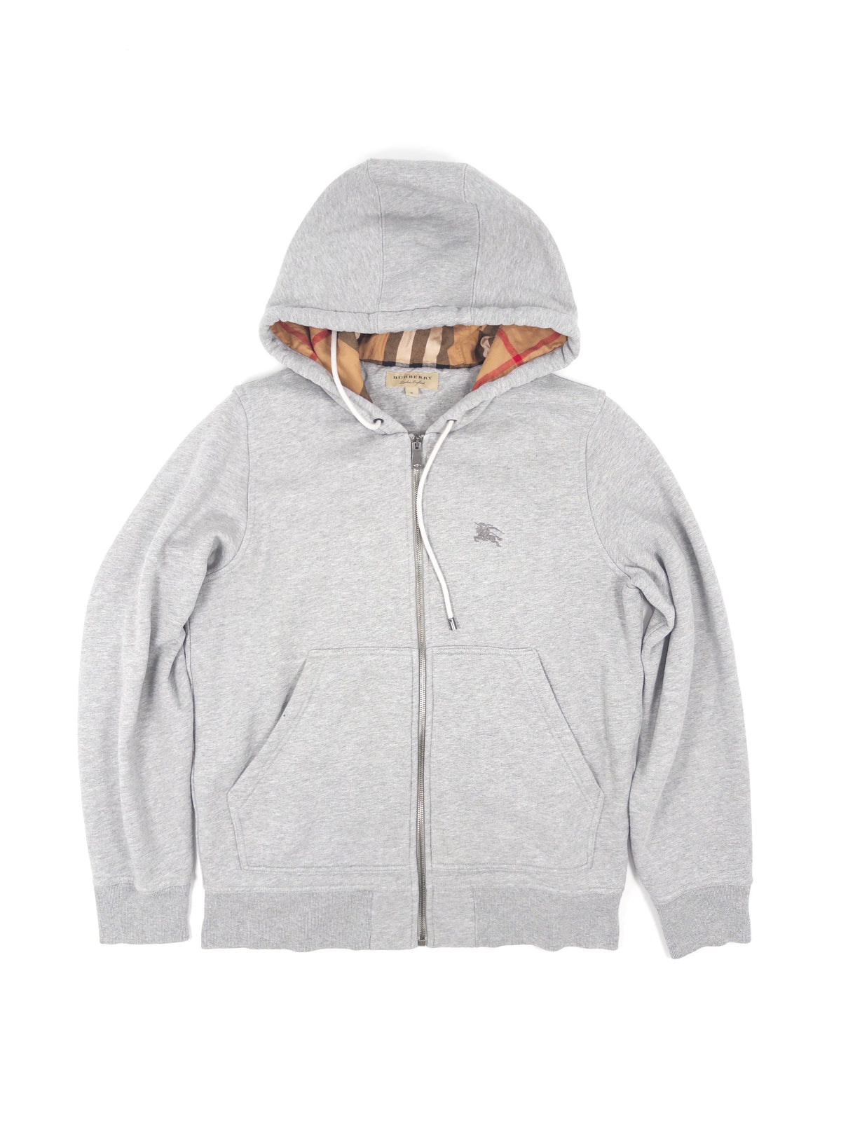 Burberry Check Zip Hoodie