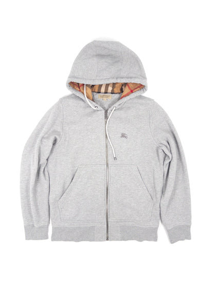 Burberry Check Zip Hoodie