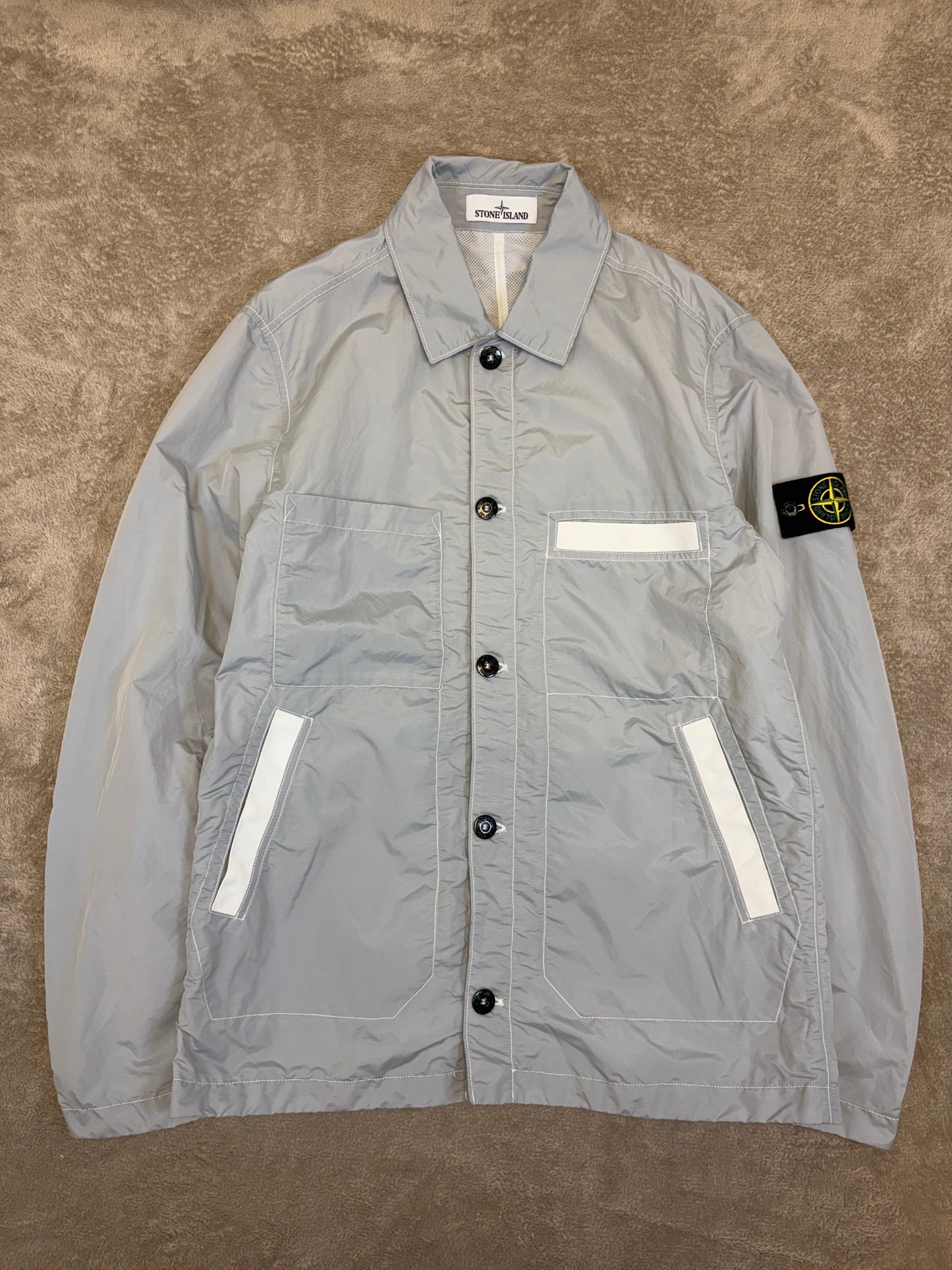 Stone Island Seersucker TC Overshirt