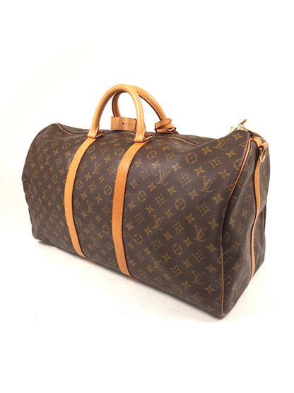Louis Vuitton Keepall 55 Monogram Bandouliere