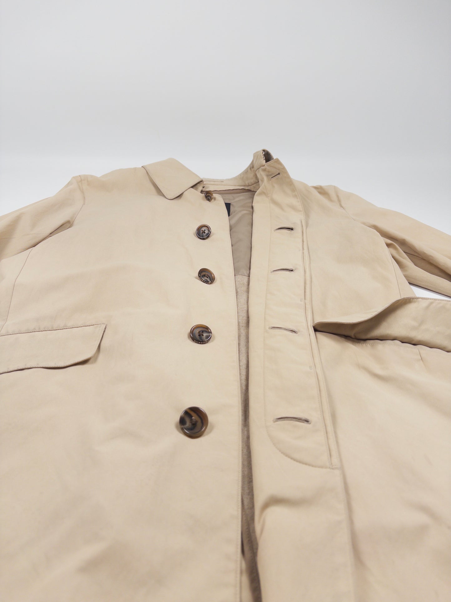 Burberry Check Trench Coat