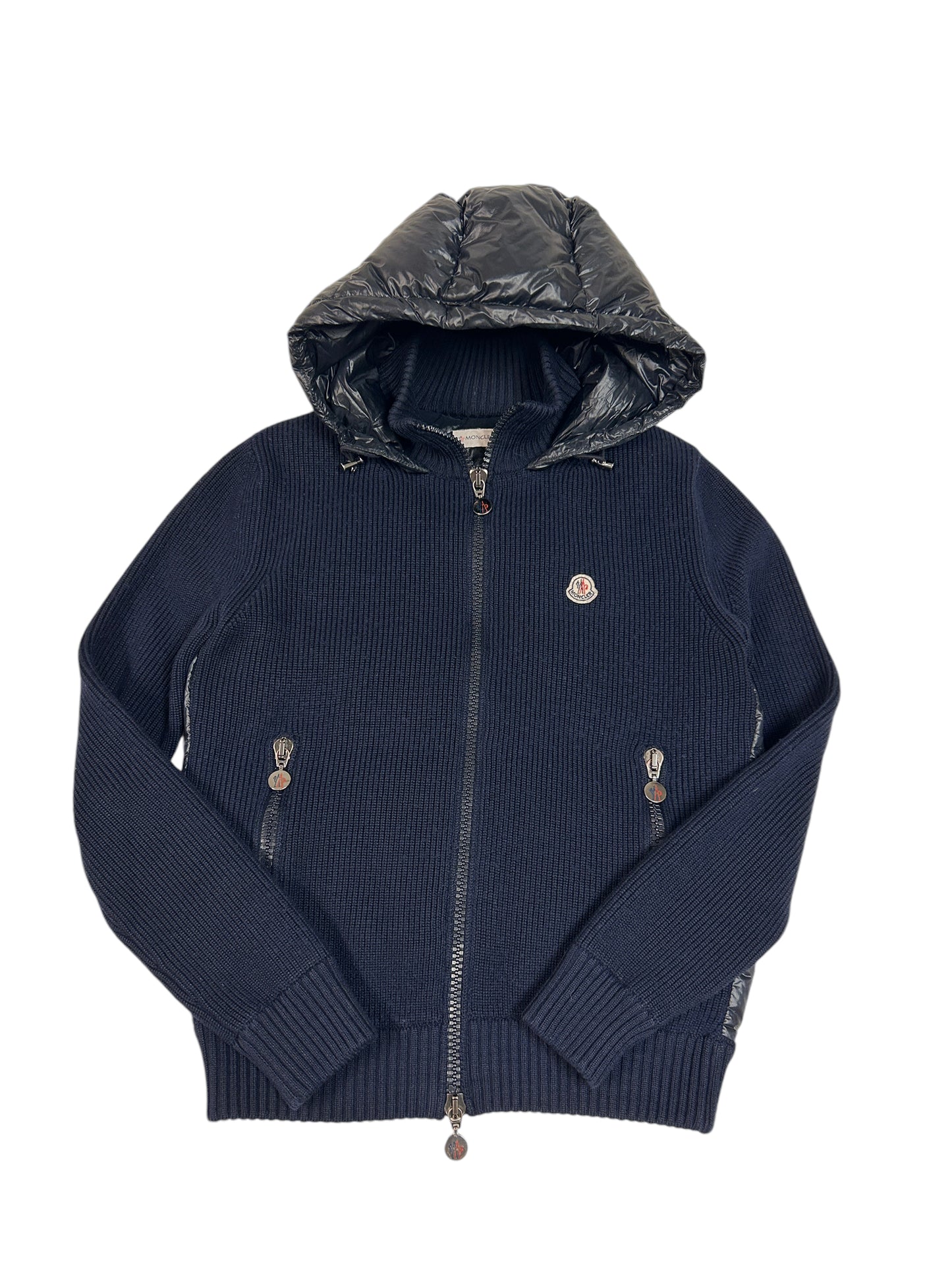 Moncler Down Cardigan Navy