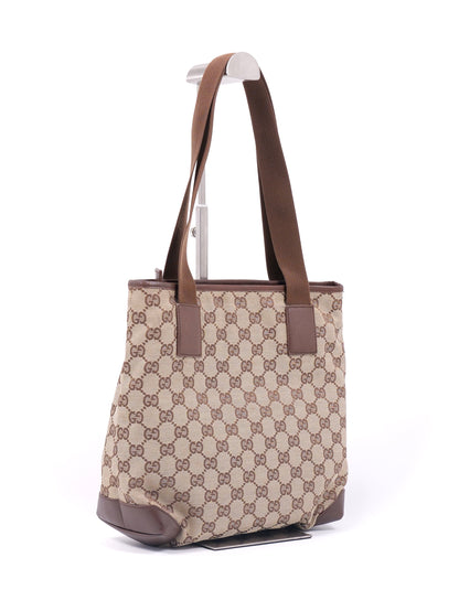 Gucci GG Canvas Tote Shoulder Bag