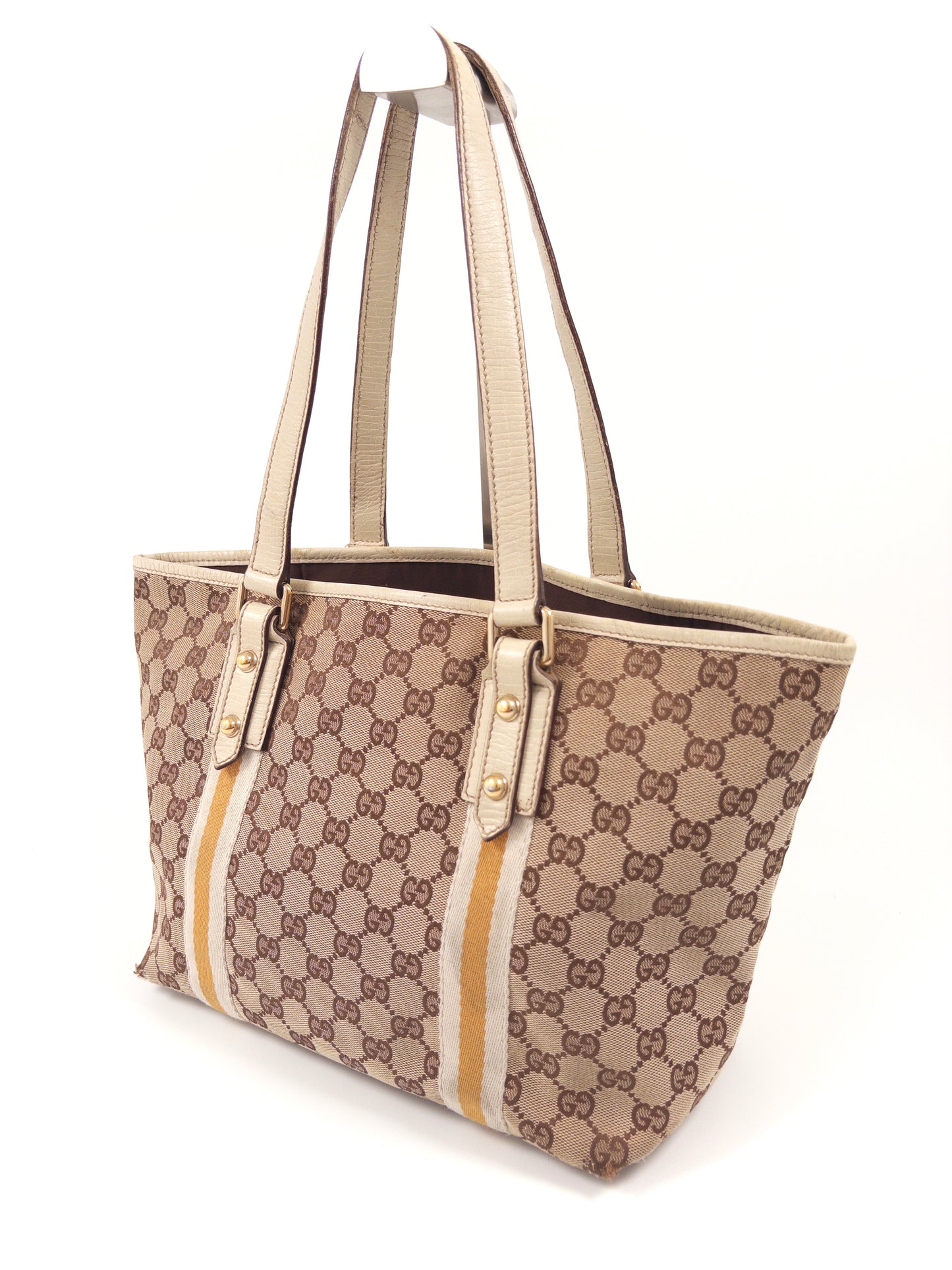 Gucci GG Supreme Tote Bag with Charms