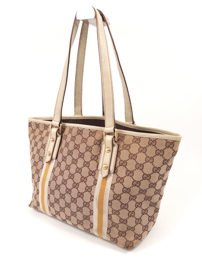 Gucci GG Supreme Tote Bag with Charms