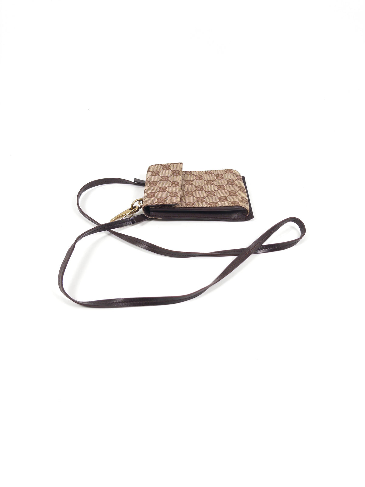 Gucci GG Canvas Pass/Phone Holder