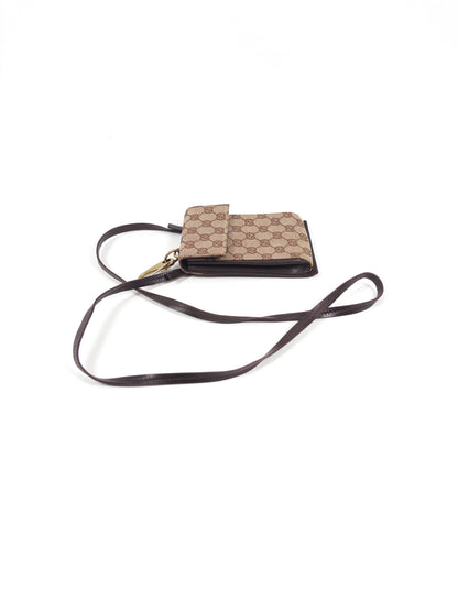 Gucci GG Canvas Pass/Phone Holder