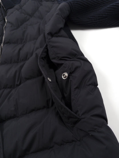 Moncler Down Cardigan - Navy (Fits L)