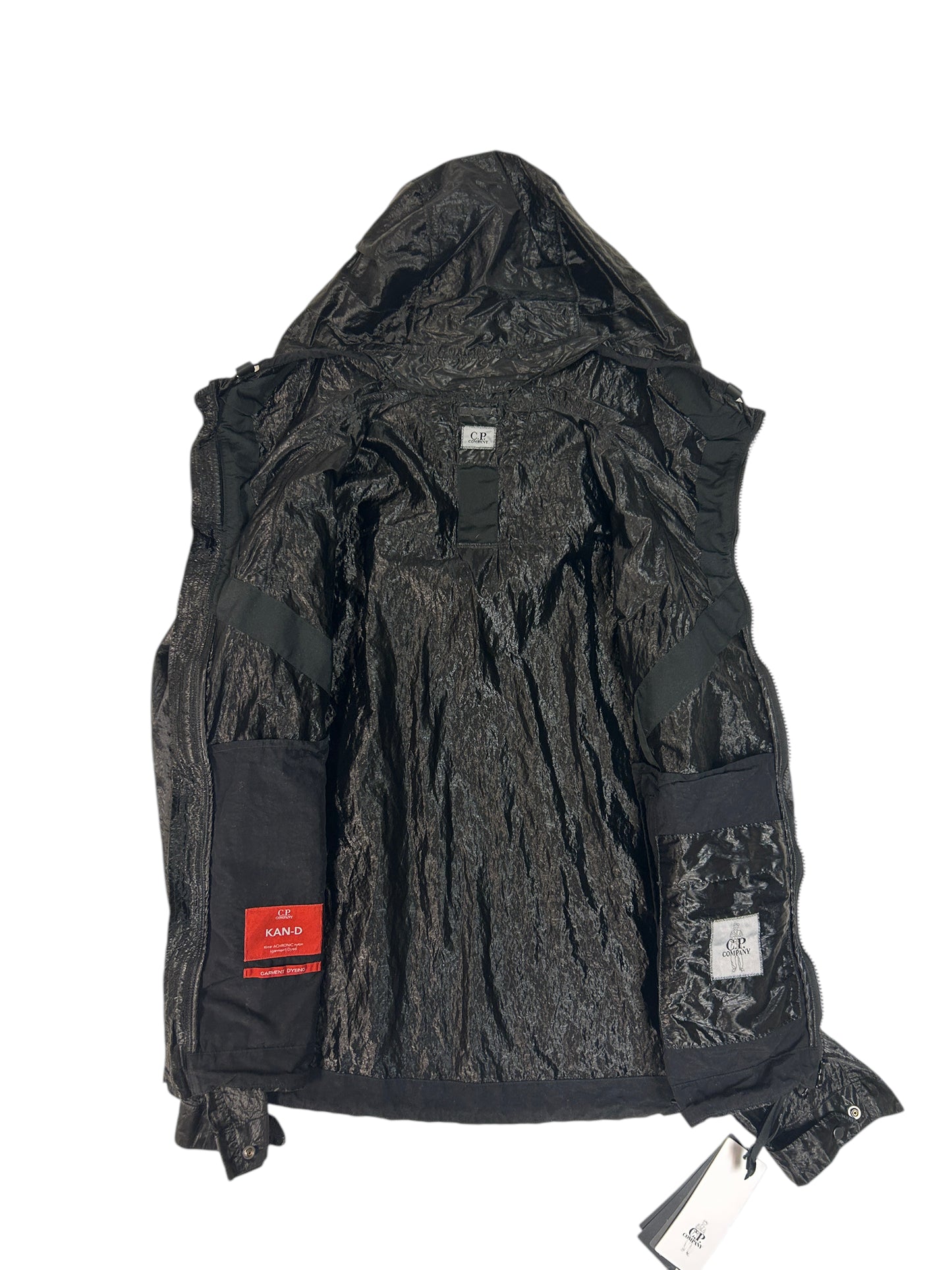 CP Company Svart Kan-D Shell Huvjacka
