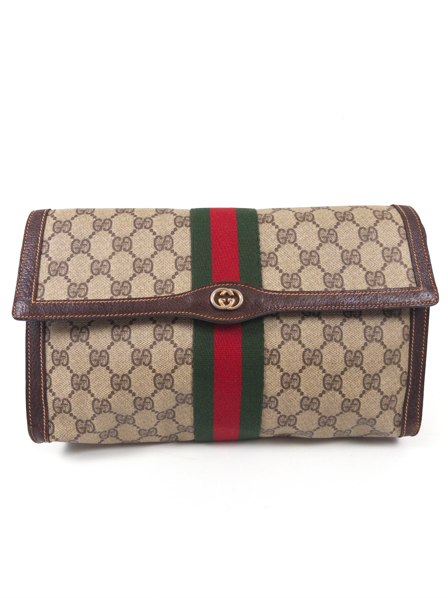 Gucci Sherry Line Supreme Clutch Bag