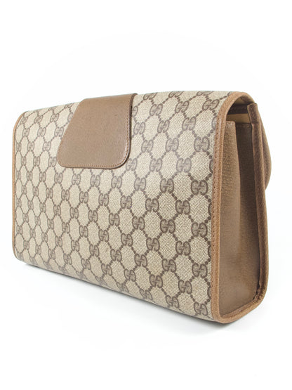 Gucci GG Supreme Clutch Bag