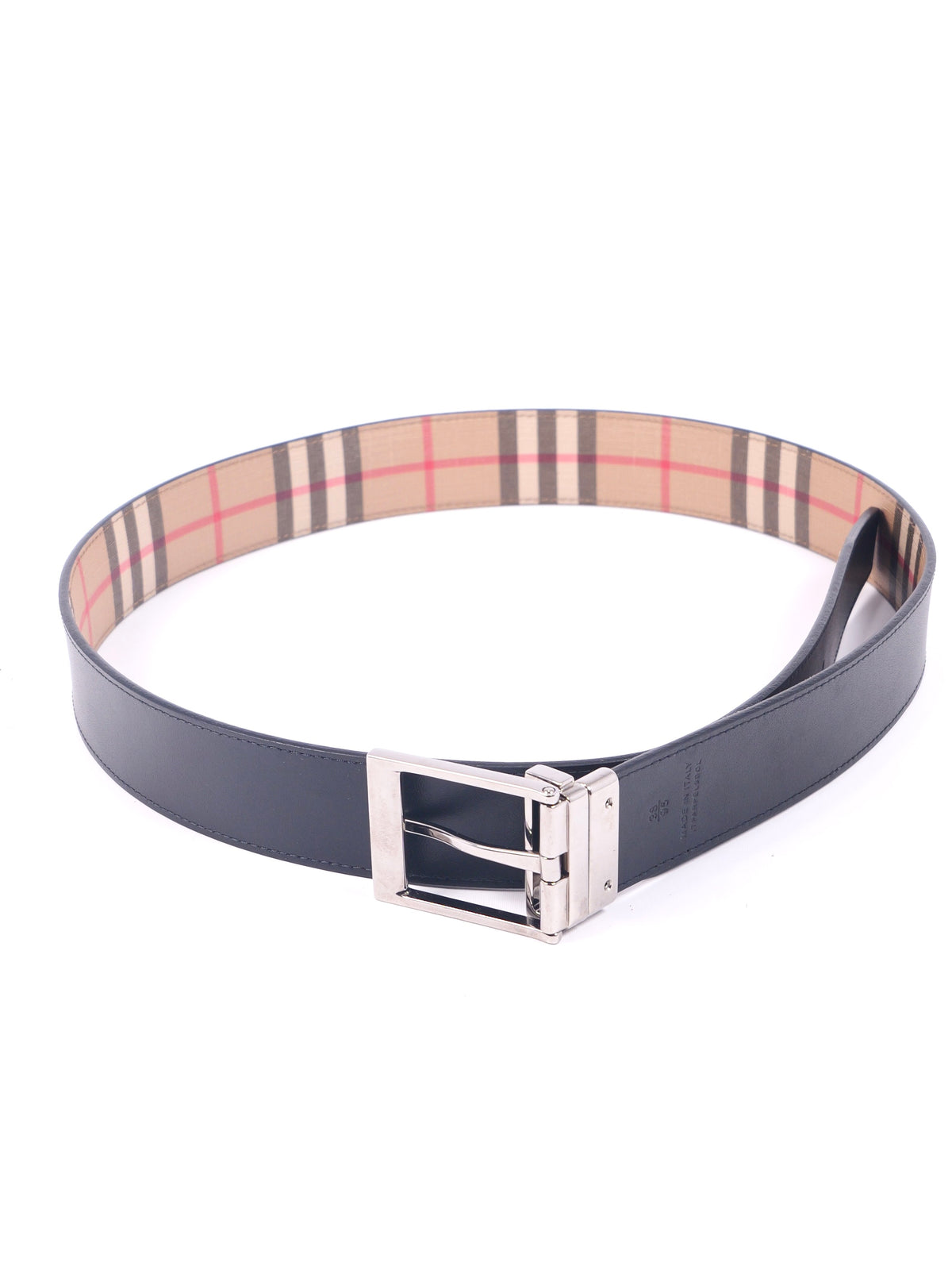 ´Burberry Reversible Check Belt (W34-38)