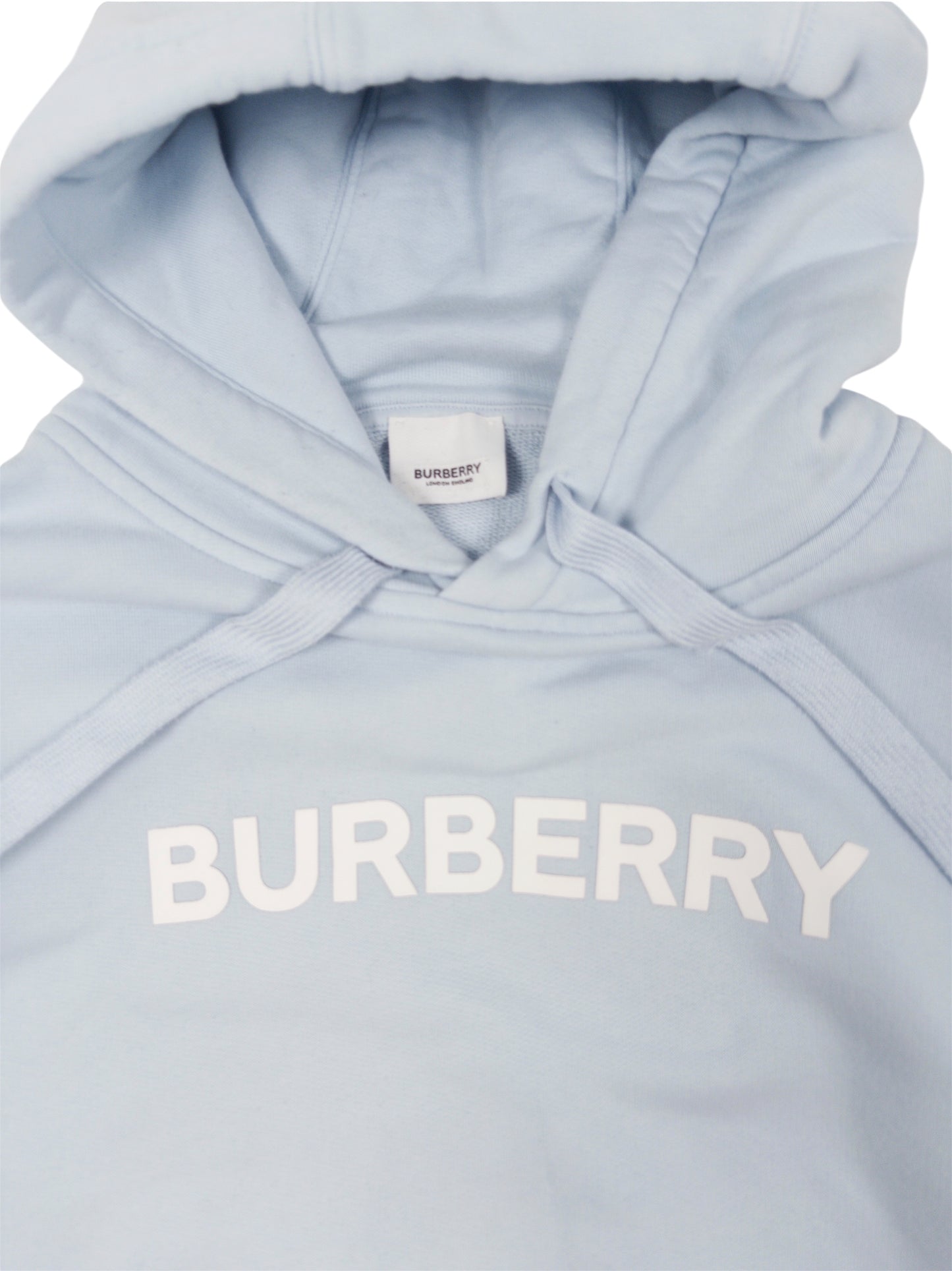 Burberry Baby Blue Hoodie (Fits M)