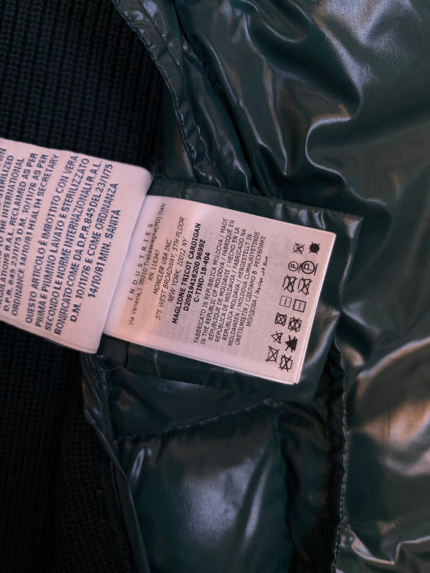 Moncler Maya Cardigan (RARE - Fits L) Emerald