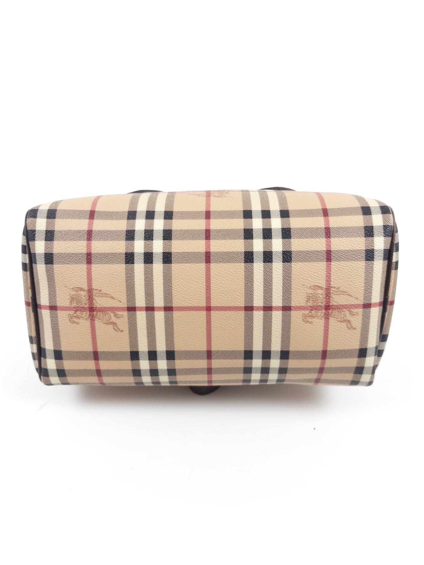 Burberry Haymarket Check Boston Bag