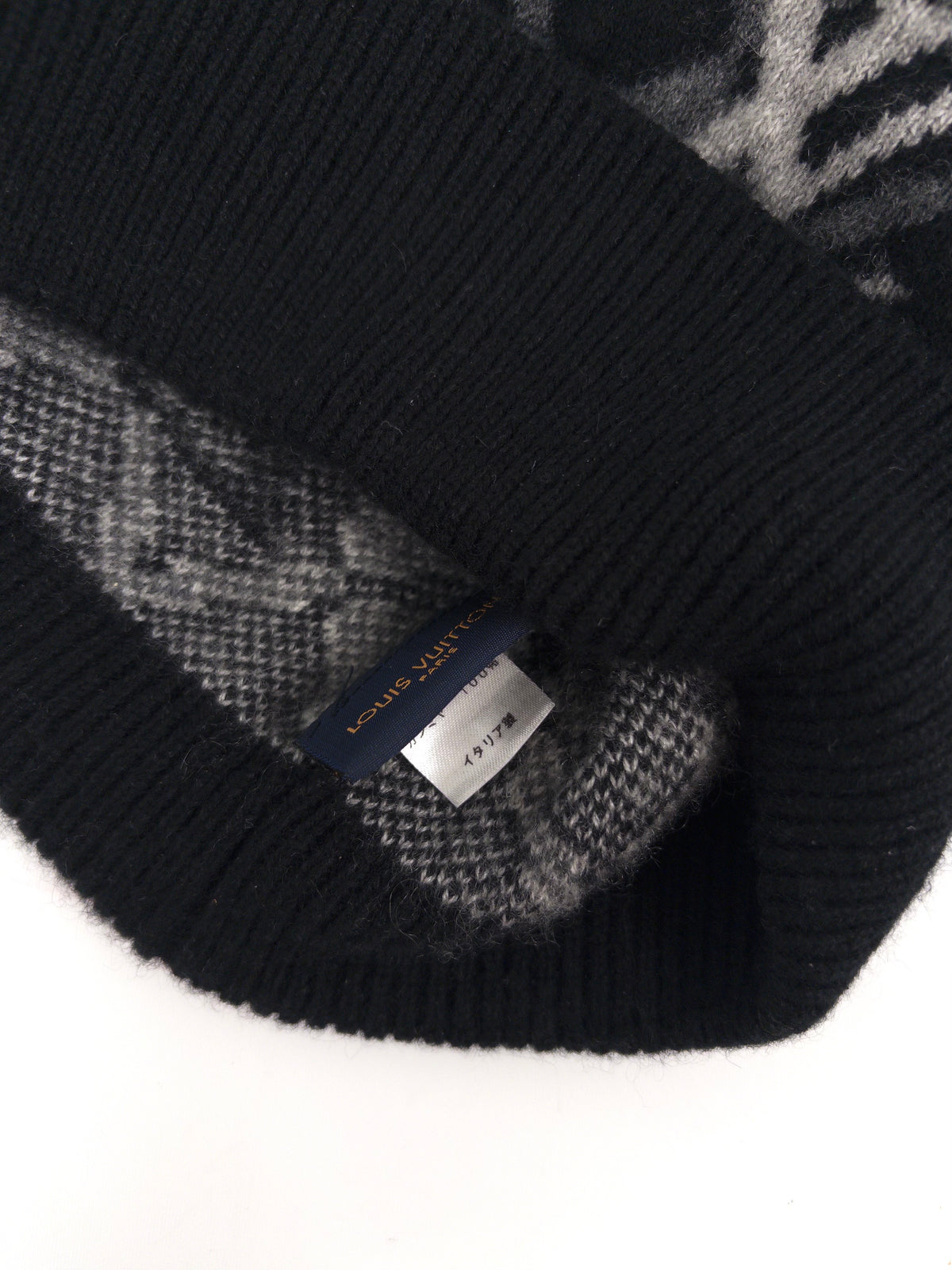 Louis Vuitton Diamond Pattern Beanie