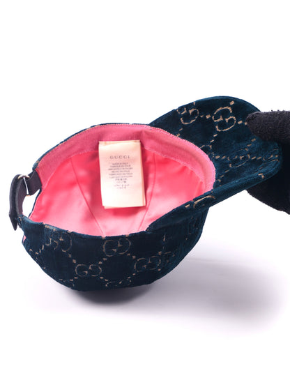 Gucci GG Velvet Baseball Cap