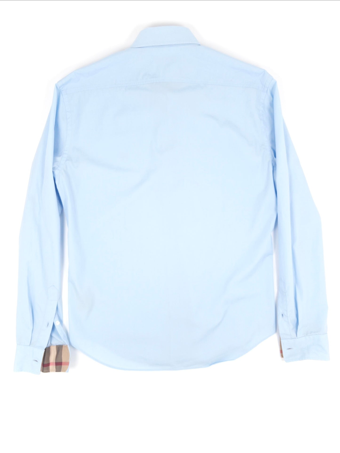 Burberry Check Shirt Blue