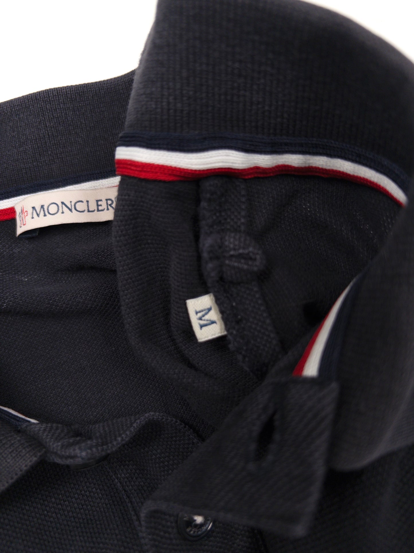 Moncler Polo Shirt Navy (Fits XS/S)