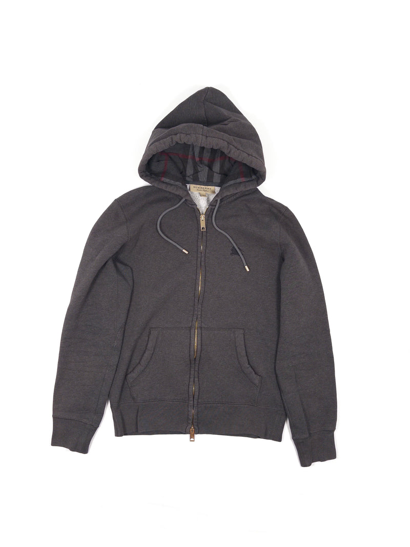 Burberry Check Zip Hoodie