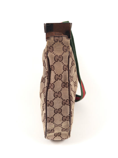 Gucci GG Canvas Sherry Line Shoulder Bag