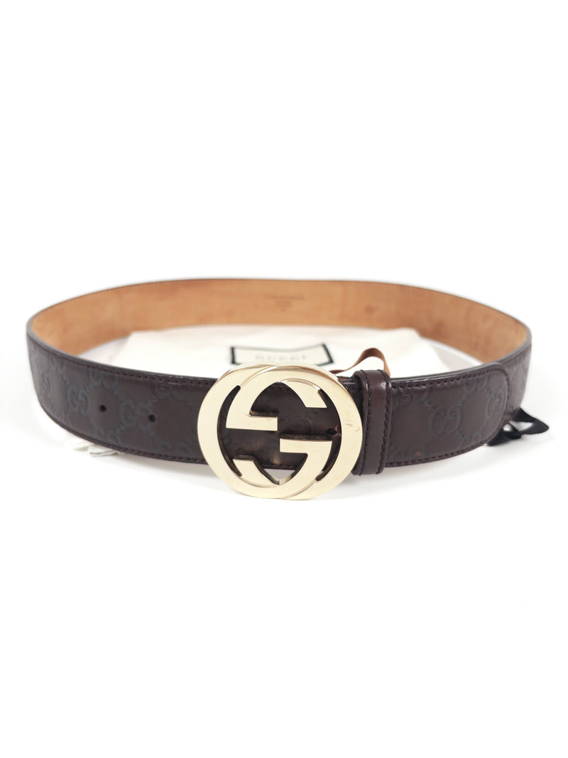 Gucci GG Leather Belt