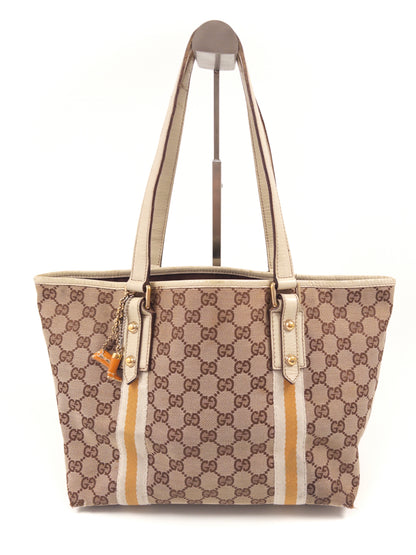 Gucci GG Supreme Tote Bag with Charms