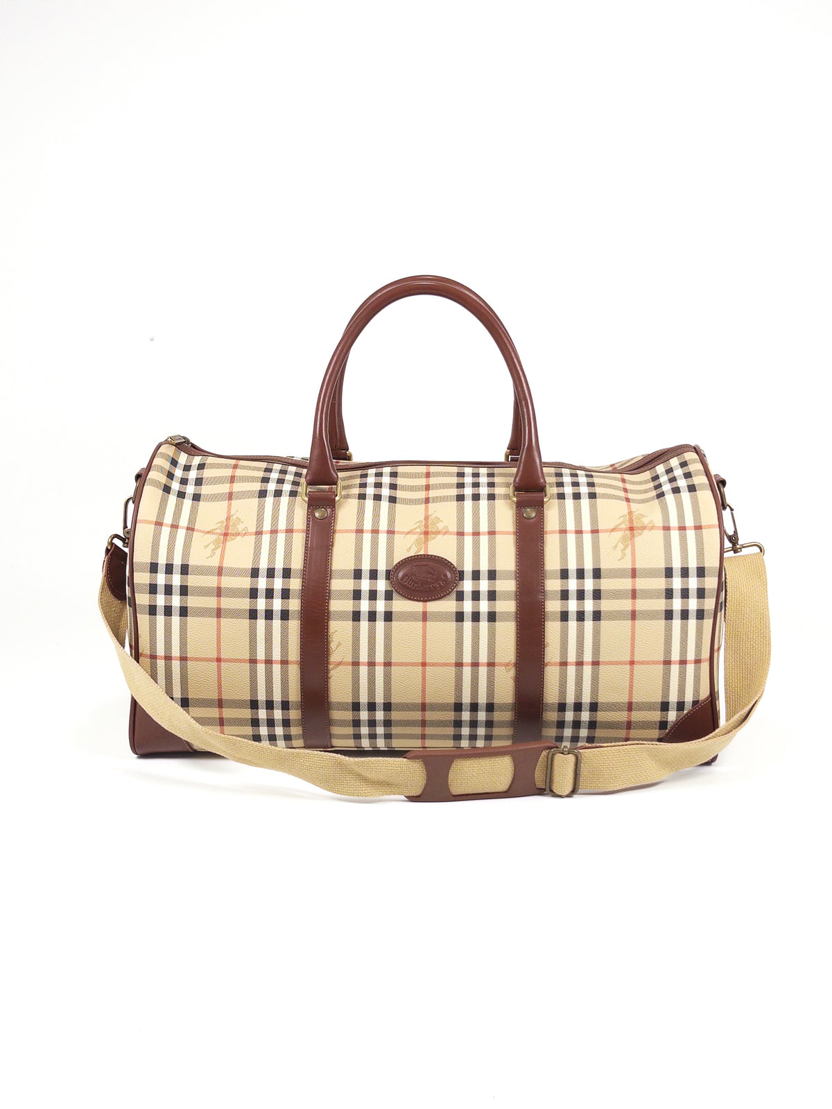 Burberry Nova Check Boston Bag