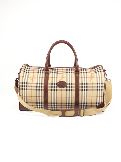 Burberry Nova Check Boston Bag