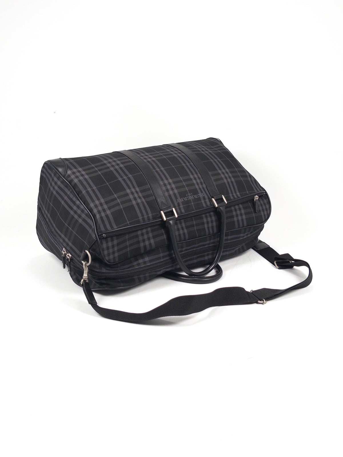 Burberry Check Boston Bag