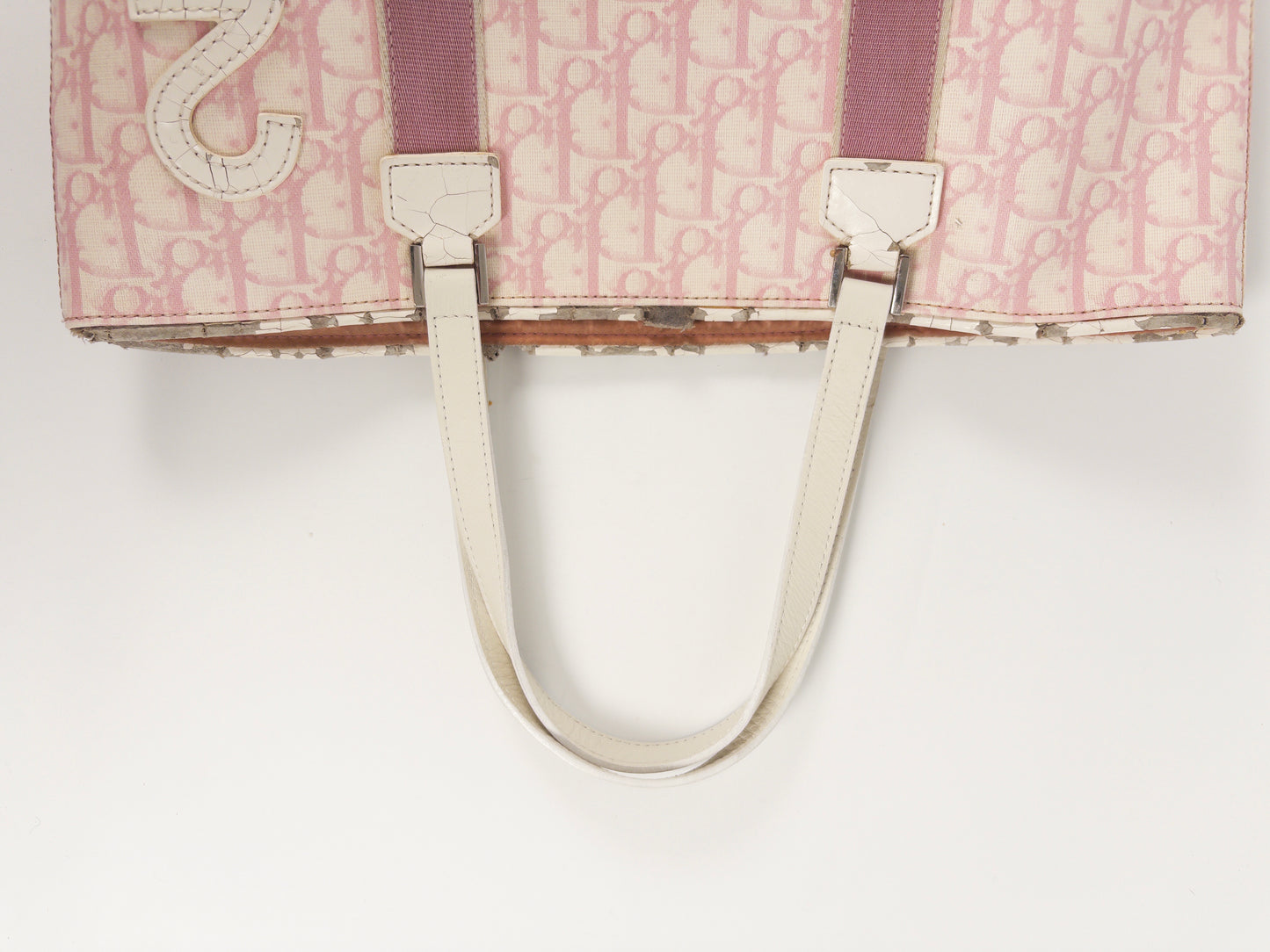 Dior No 2 Pink Monogram Trotter Shopper Tote Bag