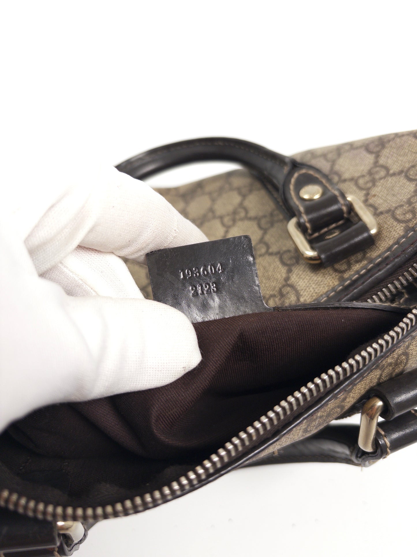 Gucci GG Supreme Mini Boston Bag