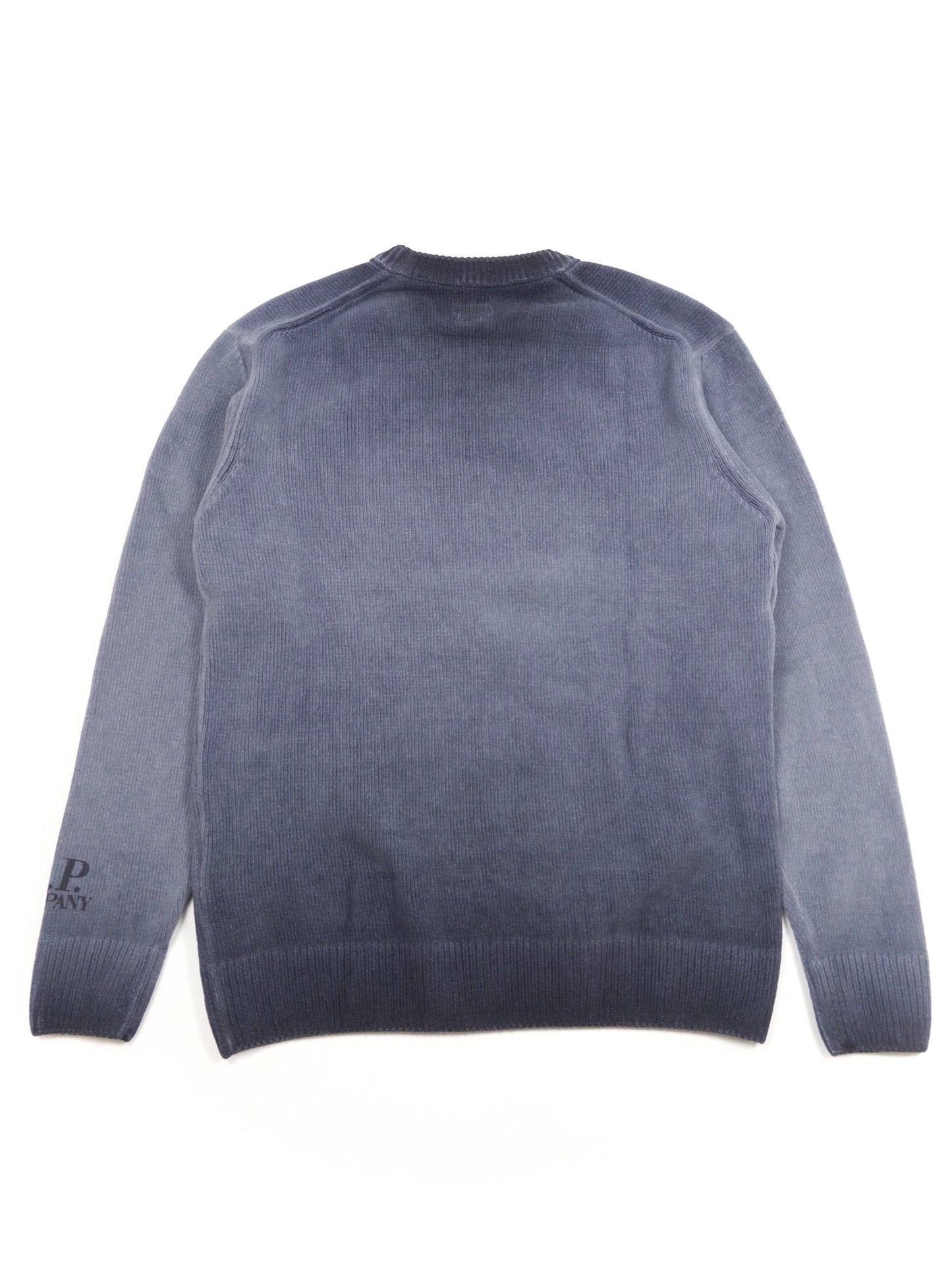 C.P. Company Reverse Plat Crew Neck Sweatshirt - Navy