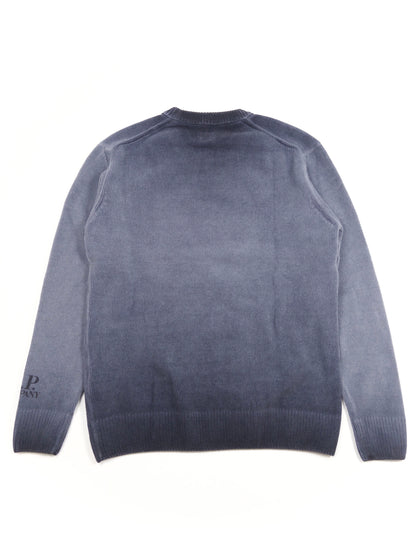 C.P. Company Reverse Plat Crew Neck Sweatshirt - Navy