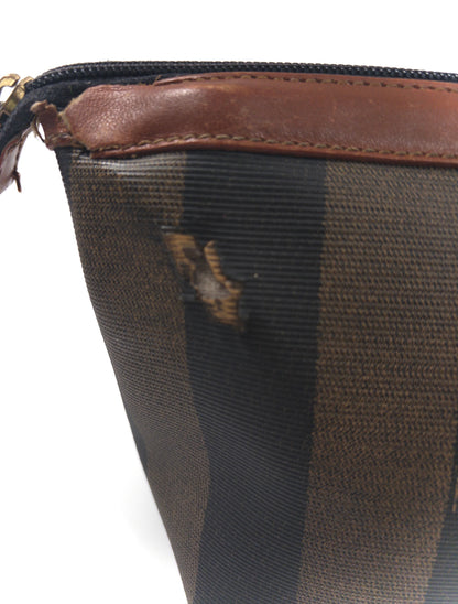 Fendi Pequot Stripe Clutch from the 80s