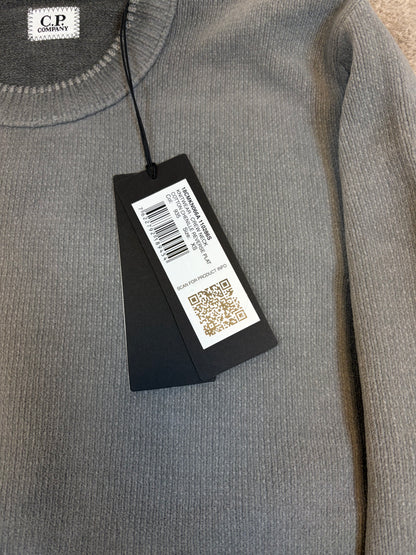 C.P. Company Reverse Plat Crew Neck Sweatshirt - Grey