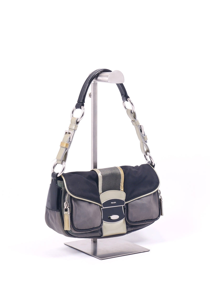 Prada Tessuto Pocket Space Shoulder Bag