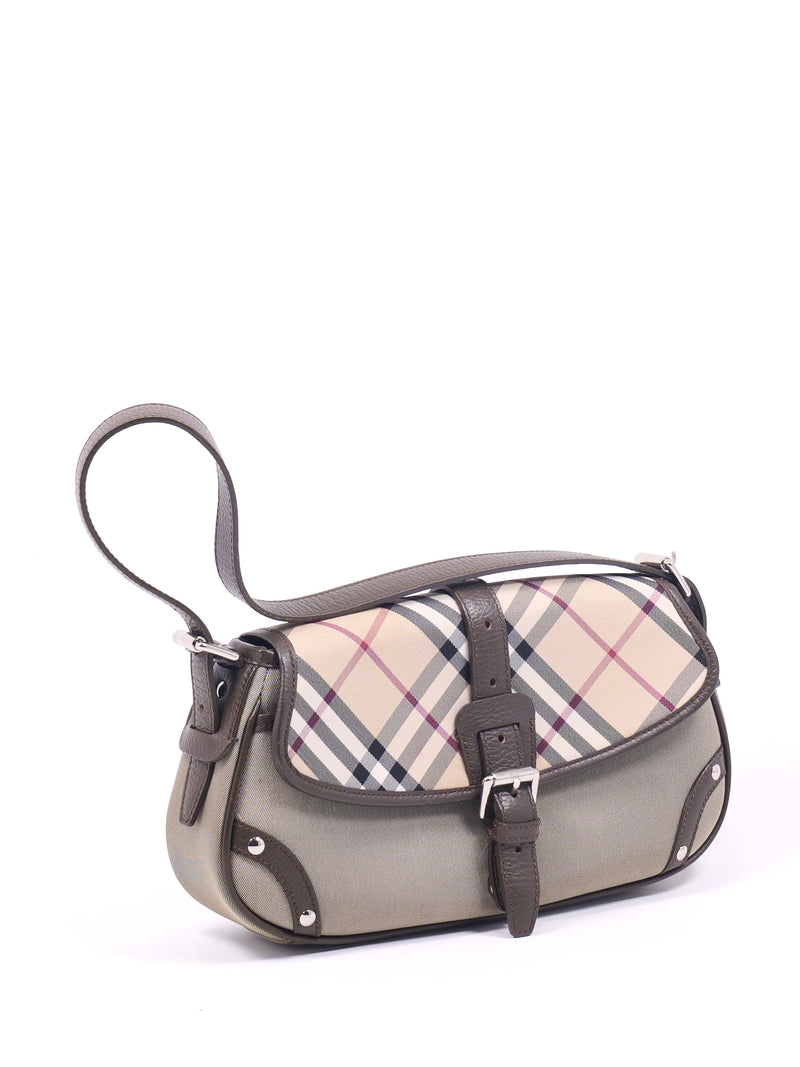 Burberry Check Buckle Shoulder Bag