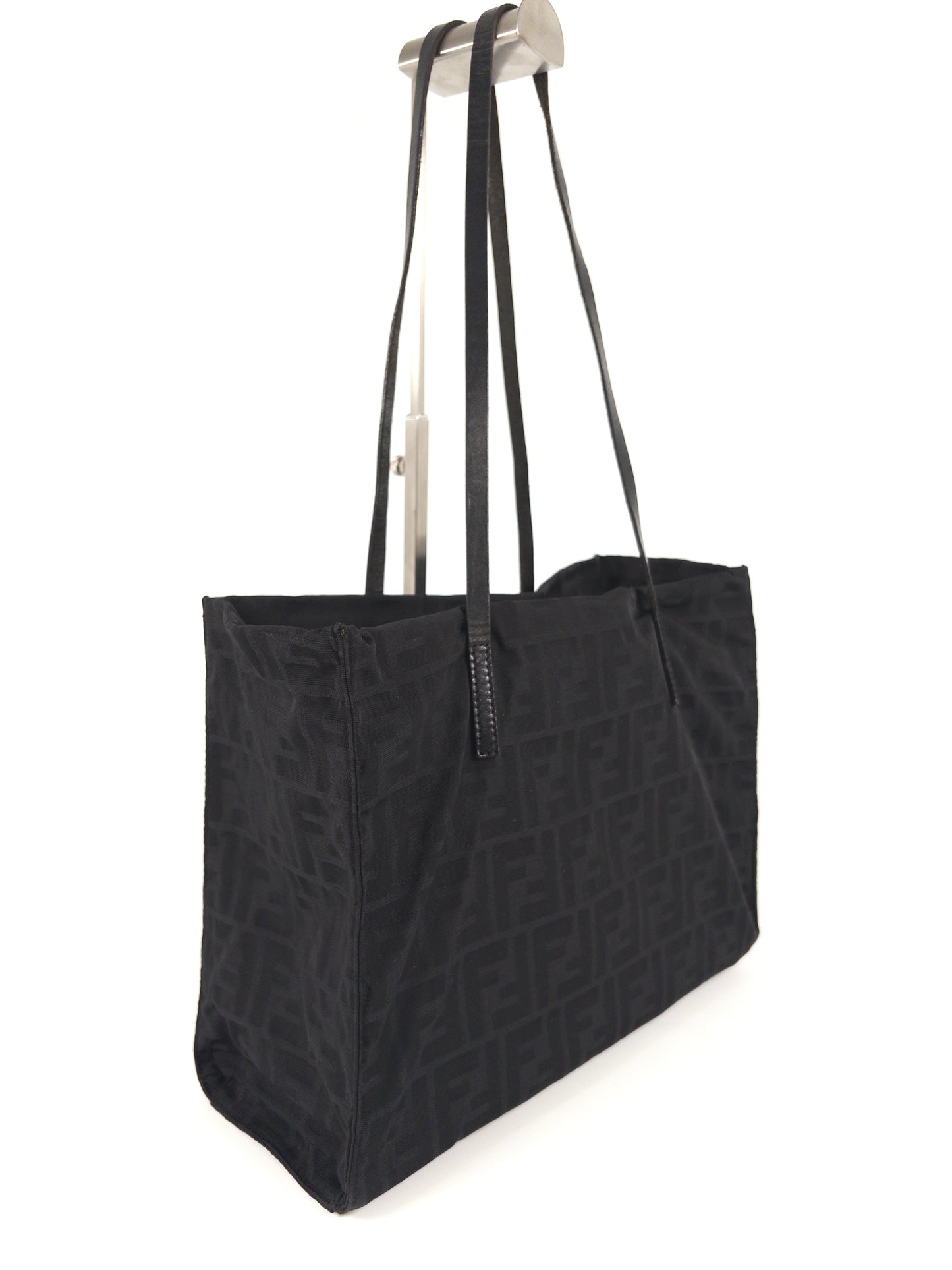 Fendi Zucca Pattern Metal Fittings Tote Bag