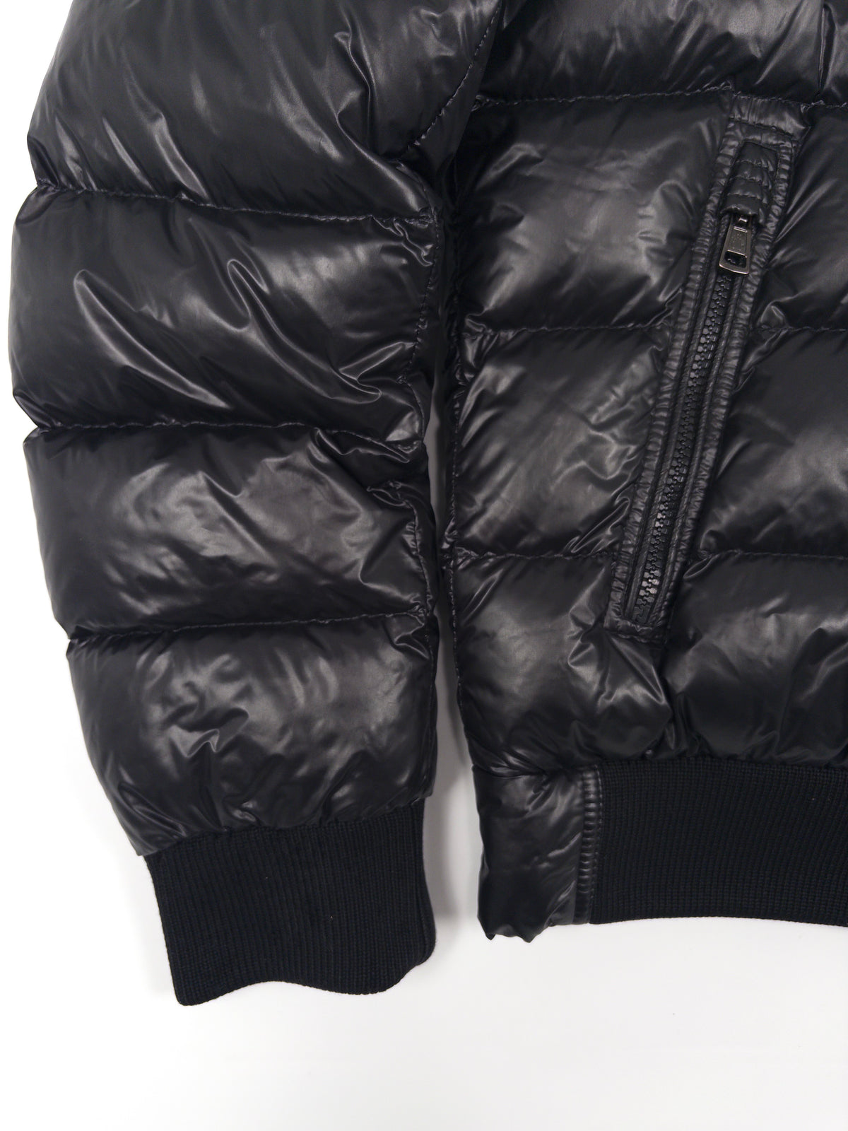 Moncler Marque Down Jacket, Black, Size 2