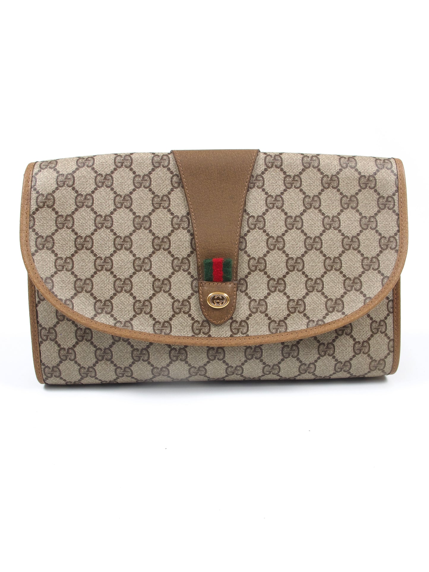 Gucci GG Supreme Clutch Bag