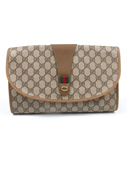 Gucci GG Supreme Clutch Bag