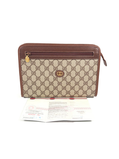 Gucci GG Supreme Clutch Bag
