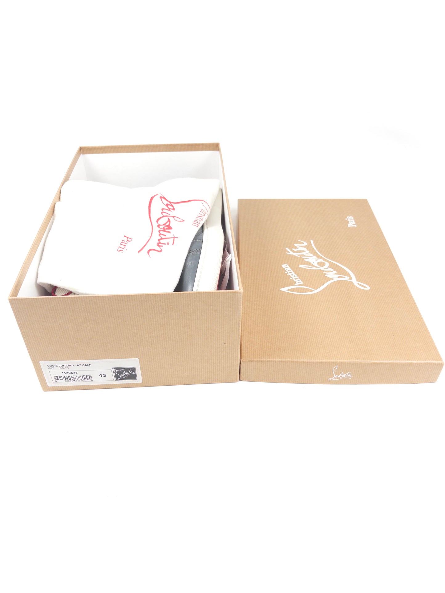 Christian Louboutin Grey Mocha Sneaker (Fits EU44)